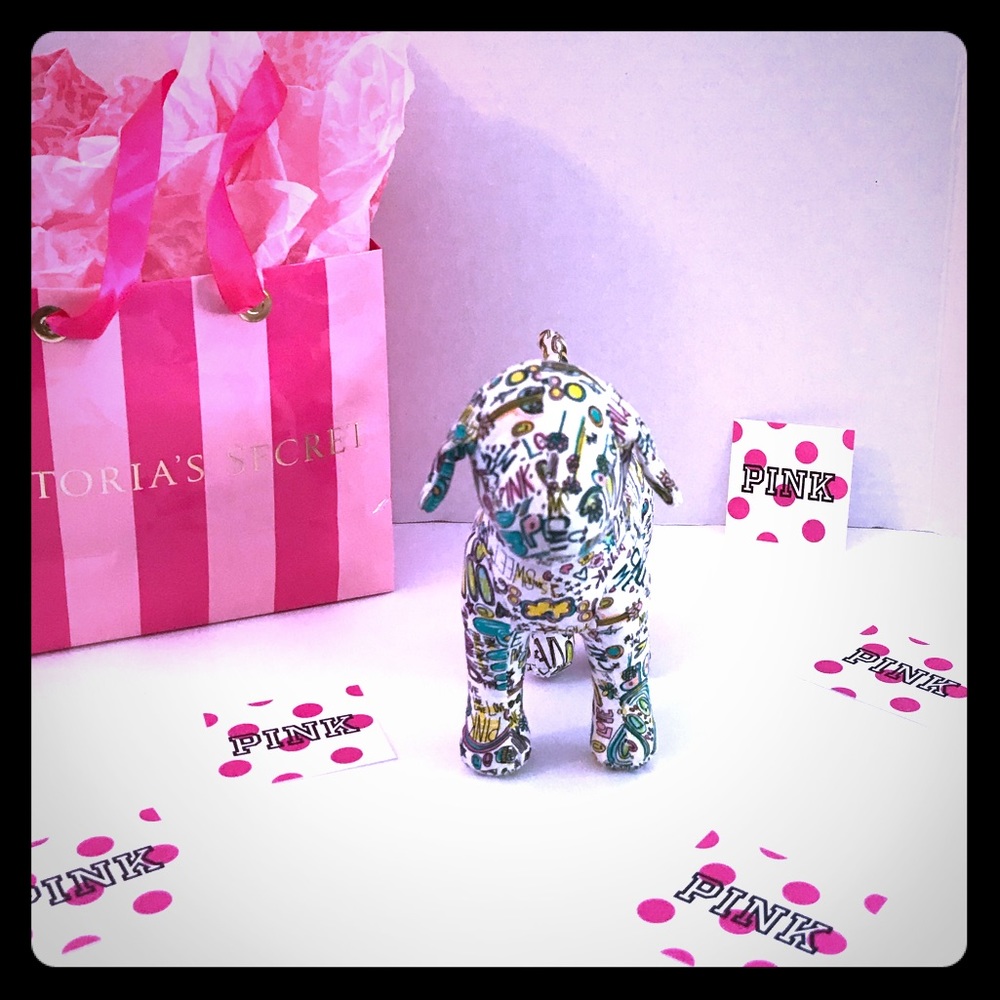 VS Pink Mini Dog Graffiti Doodle Dog 2008 1208